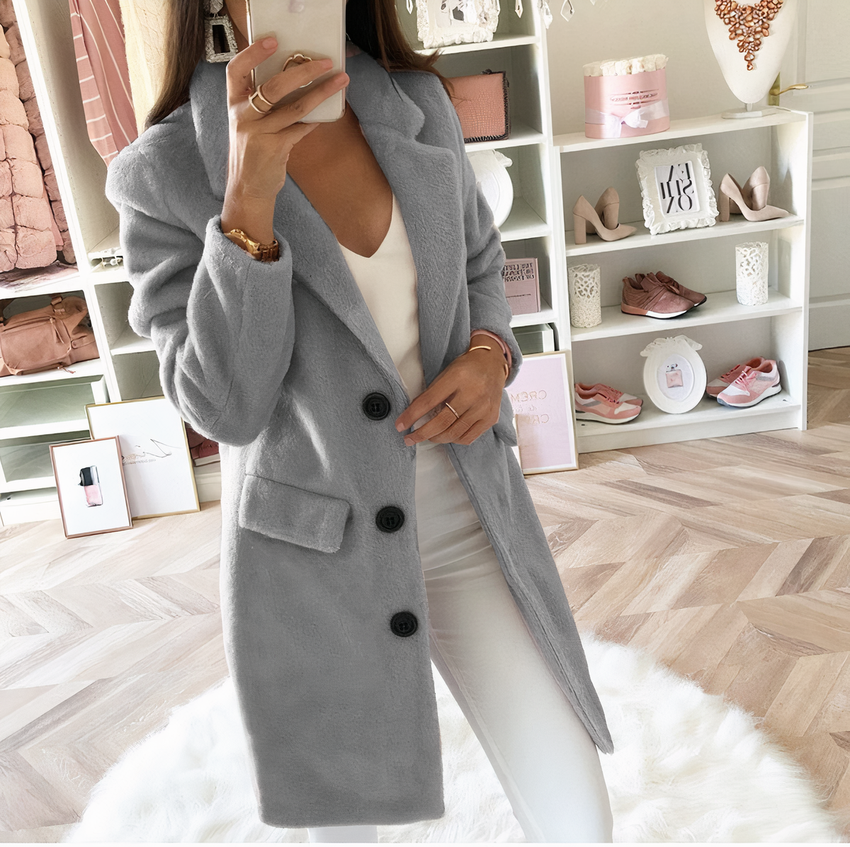 Tessy - Stylische Jacke mit Taschen für Frauen