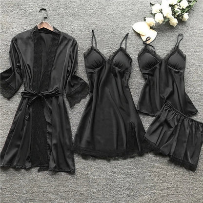 Isla - Luxuriöses Satin-Pyjama-Set für Frauen