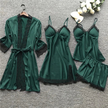 Isla - Luxuriöses Satin-Pyjama-Set für Frauen
