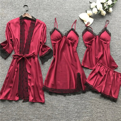 Isla - Luxuriöses Satin-Pyjama-Set für Frauen