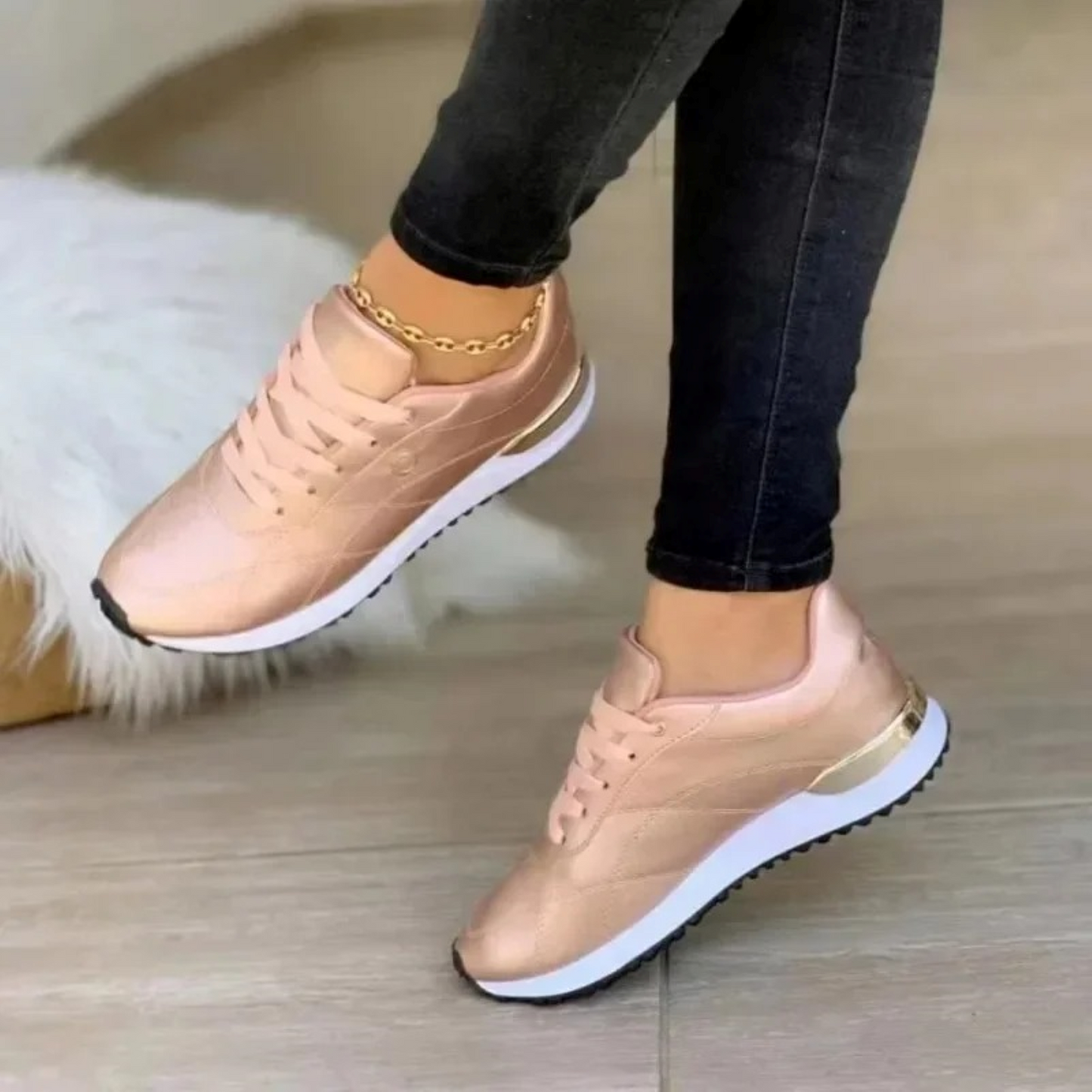 Ella | Damen Leder Turnschuhe