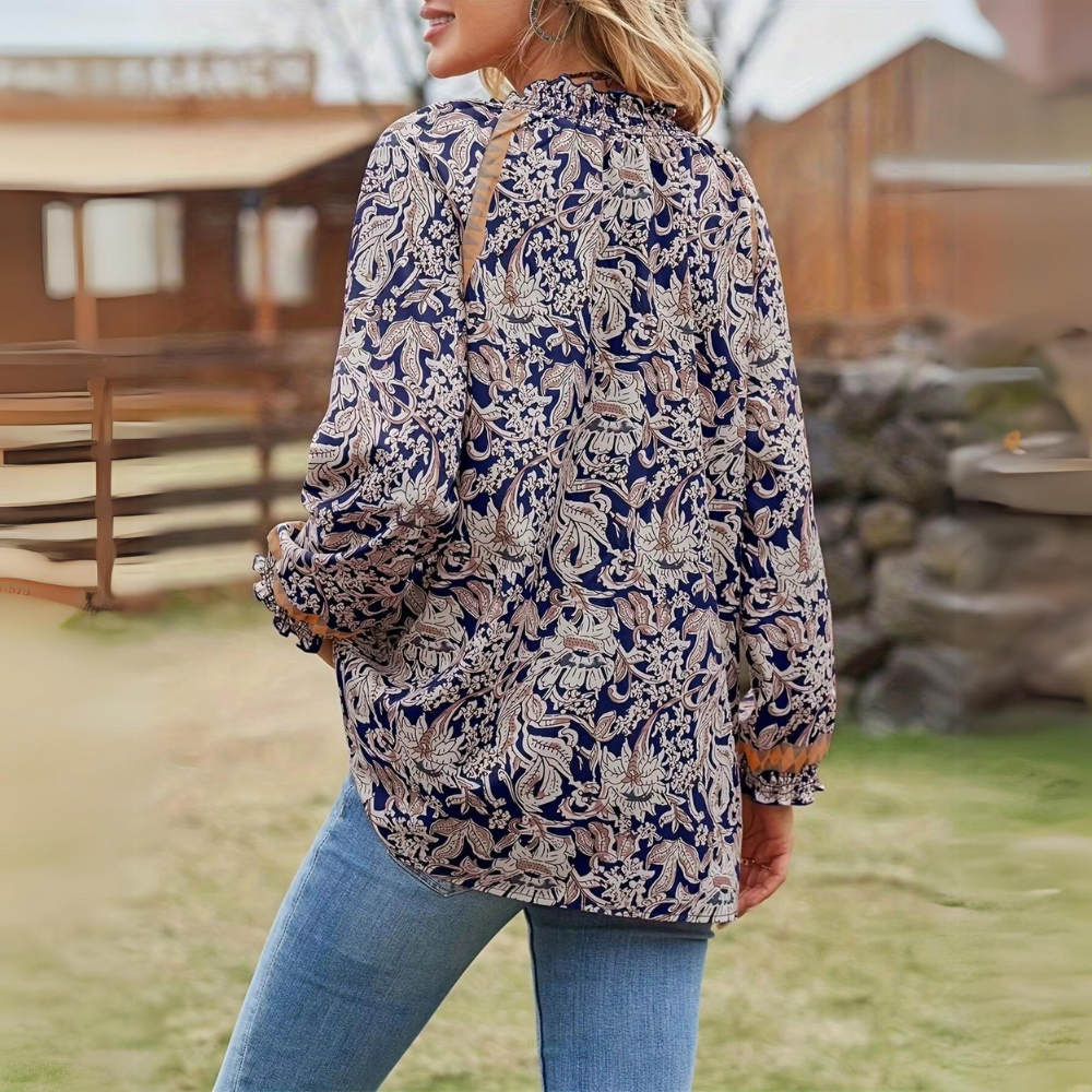 Leonie - Frühling Boho Langarm