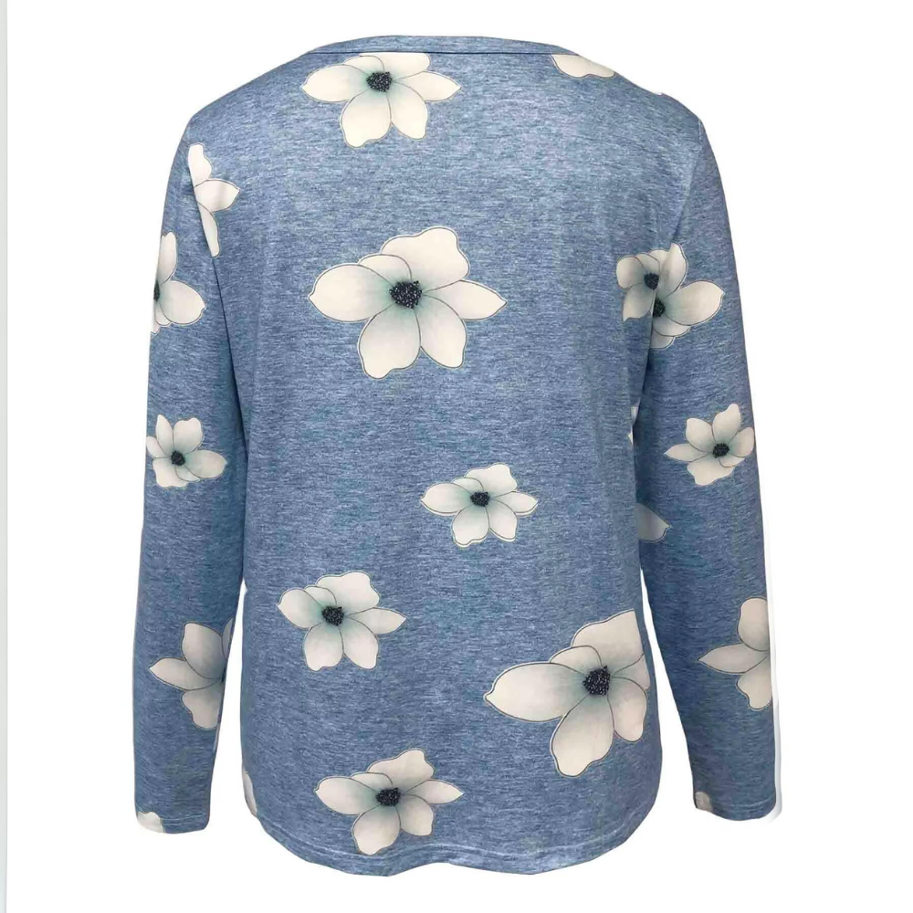 Leonora - Lässige Basic-Shirt-Oberteile