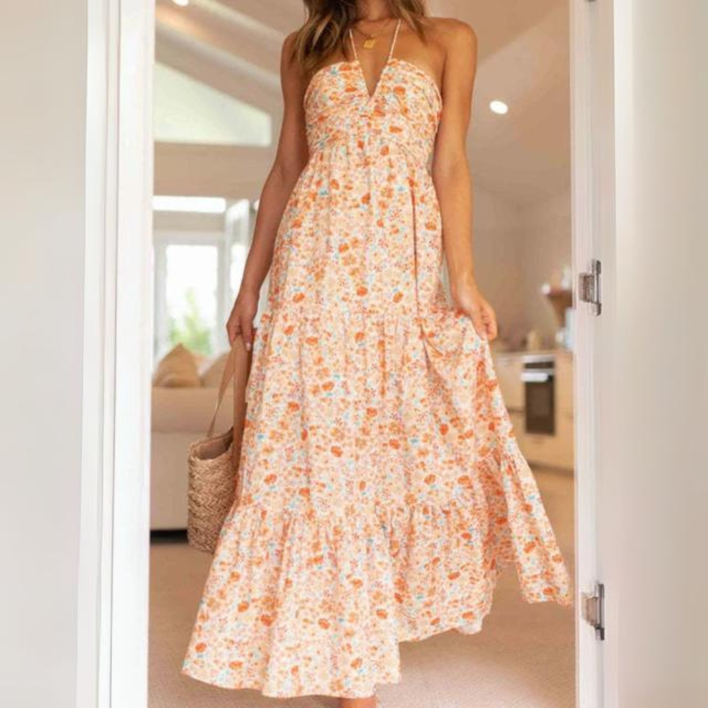 Lia - Elegantes Chiffonkleid