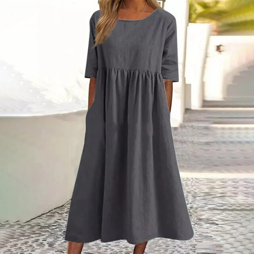 Lieke - Baumwoll-Hanf-Kleid