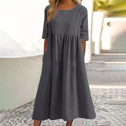Lieke - Baumwoll-Hanf-Kleid