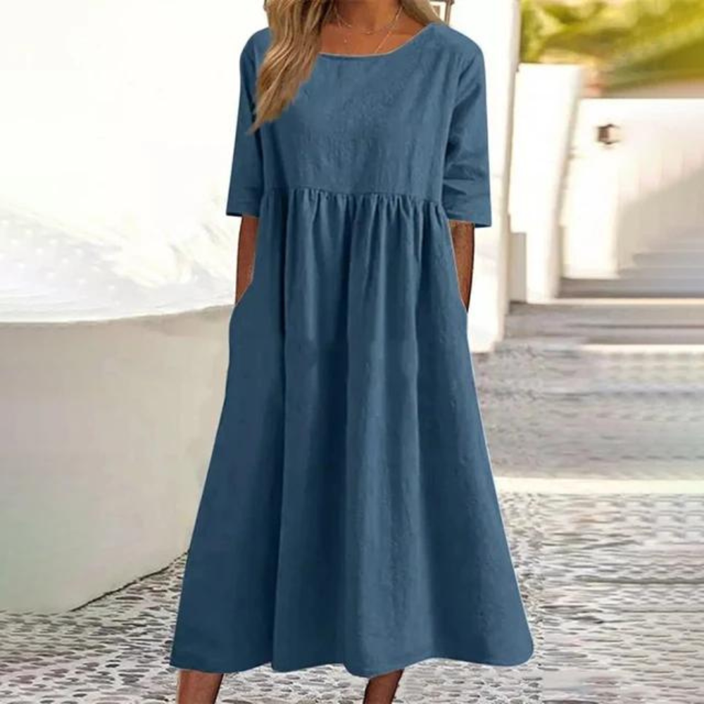 Lieke - Baumwoll-Hanf-Kleid