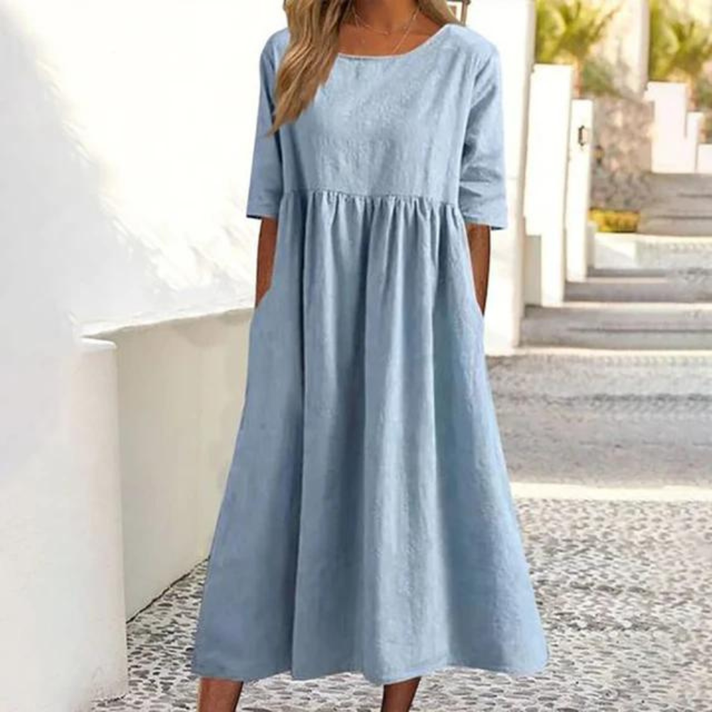Lieke - Baumwoll-Hanf-Kleid