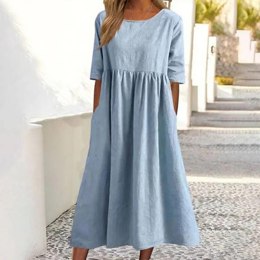 Lieke - Baumwoll-Hanf-Kleid