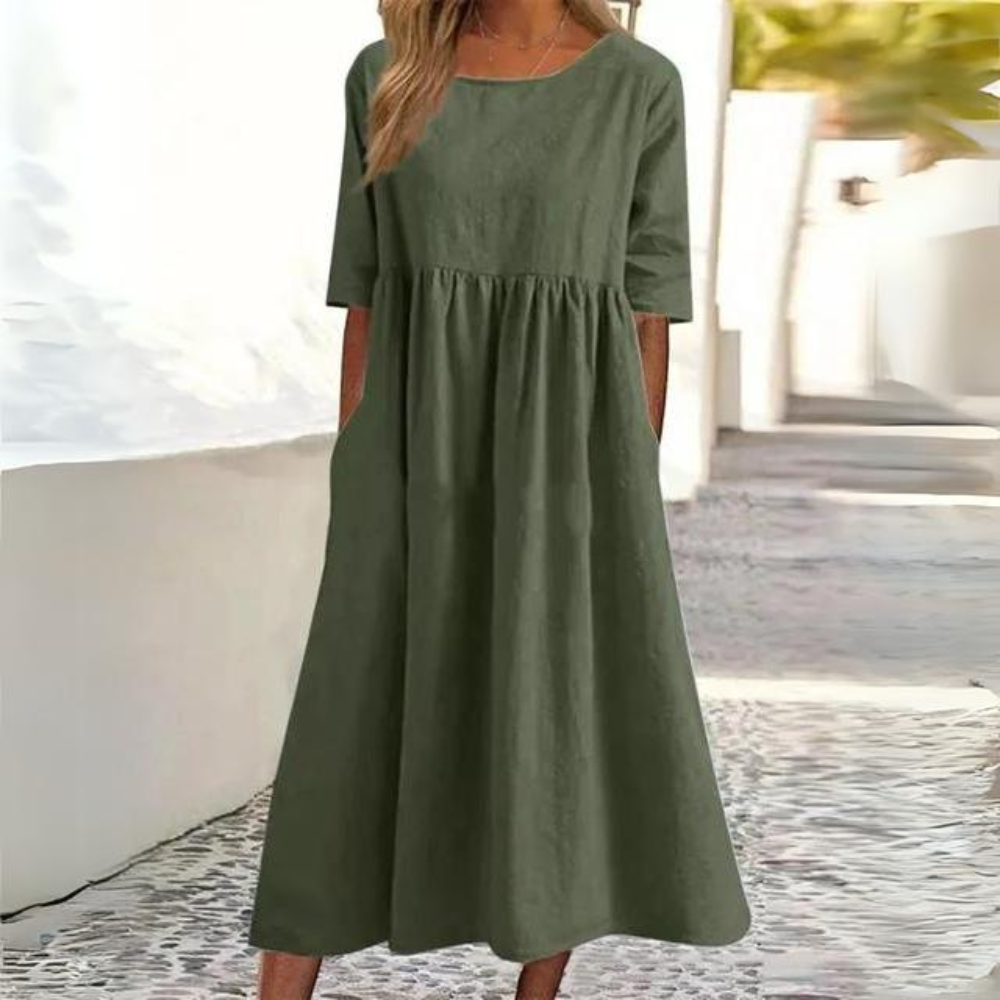 Lieke - Baumwoll-Hanf-Kleid