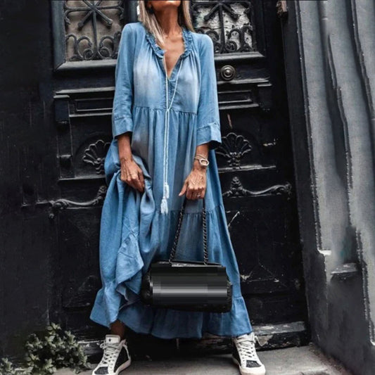 Nina - Bequemes Maxikleid
