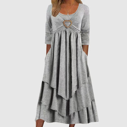 Lässiges langes Kleid