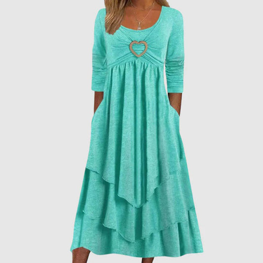 Lässiges langes Kleid