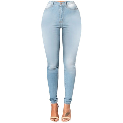 Adeline - Lässige, elastische Jeans mit hoher Taille