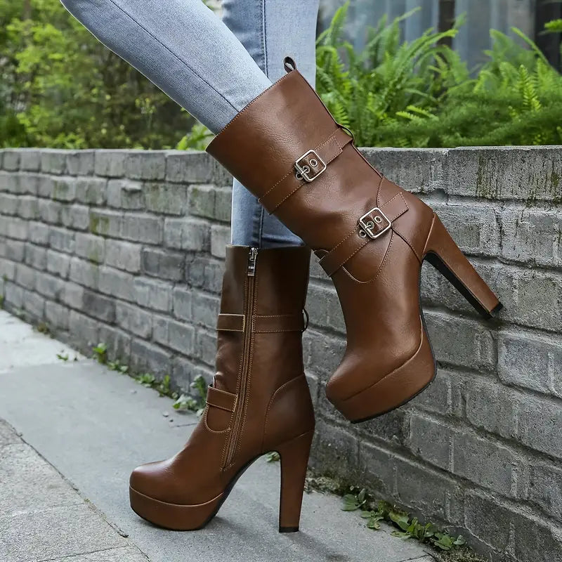 Ankle Boots im Vintage-Stil - Rosine