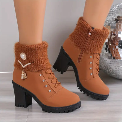 Stiefel mit Keilabsatz für Frauen - Ghislaine