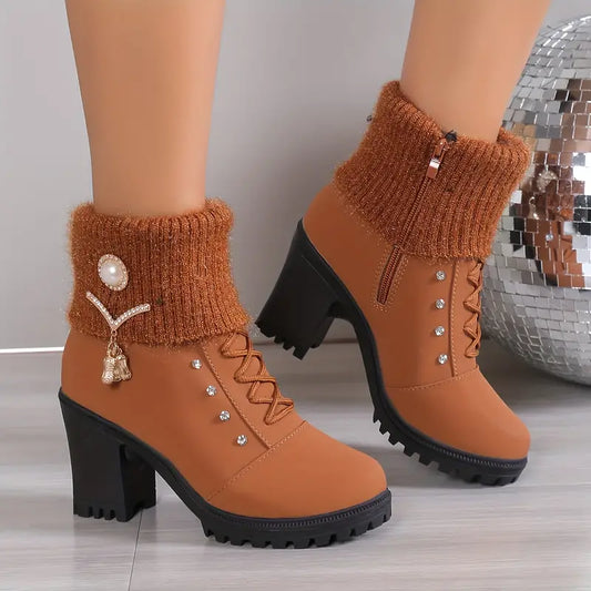 Stiefel mit Keilabsatz für Frauen - Ghislaine