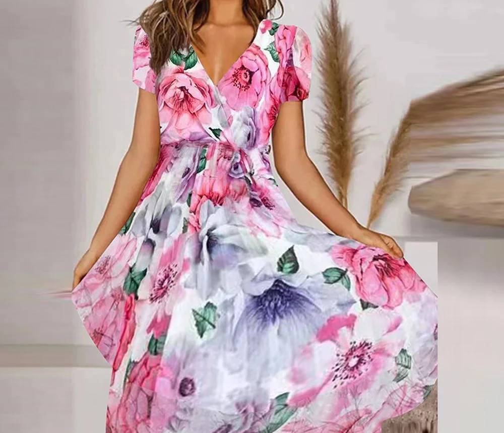 Fliederfarbenes Kleid