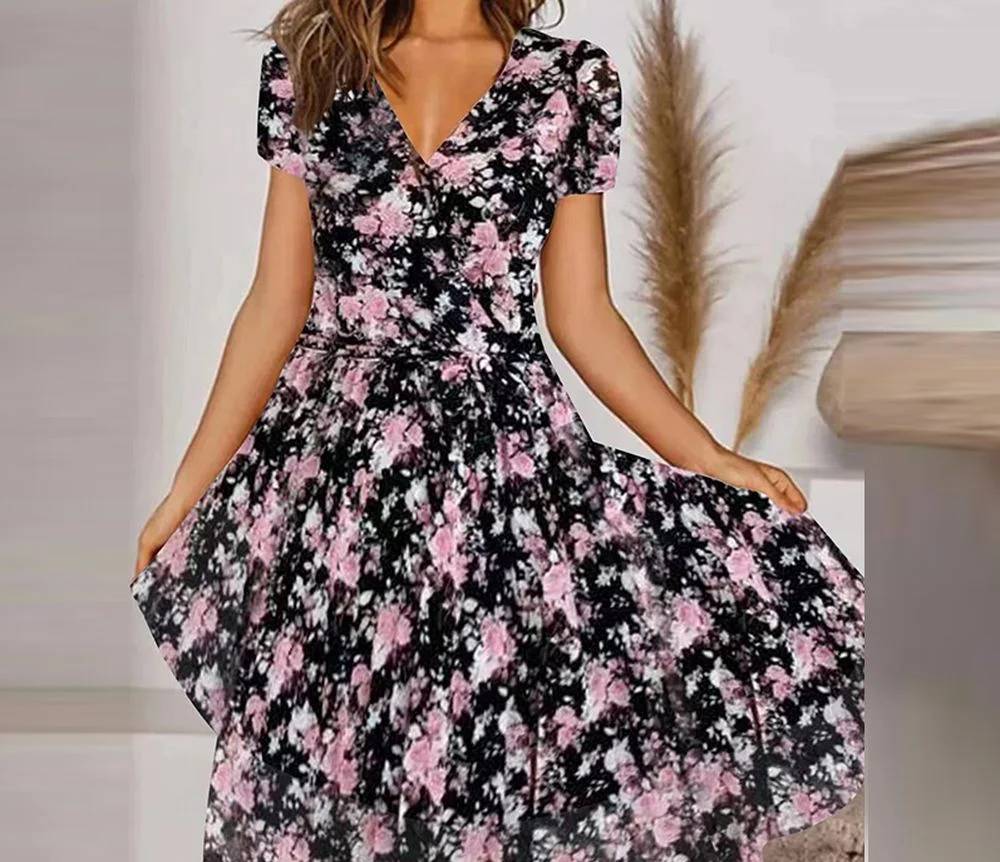 Fliederfarbenes Kleid