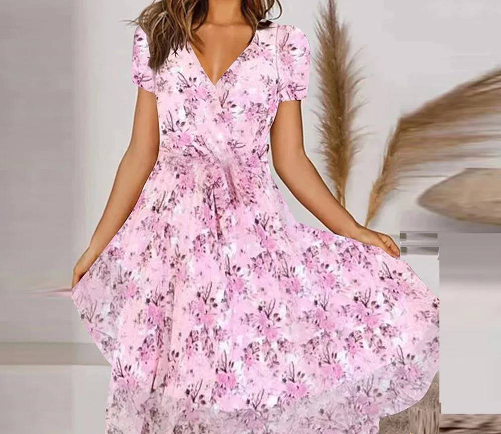 Fliederfarbenes Kleid
