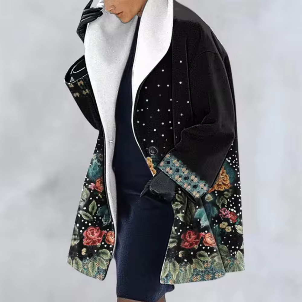 Lucija - Retro-Wintermäntel im Ethno-Stil