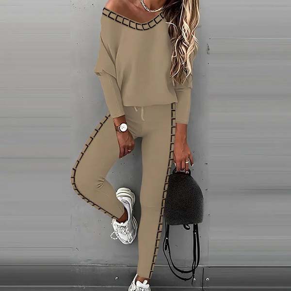 Dolcie - Schickes One-Shoulder-Set für Frauen