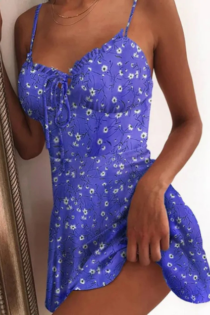 Lunaria | Floral Kleid Mini Camisole Kleid