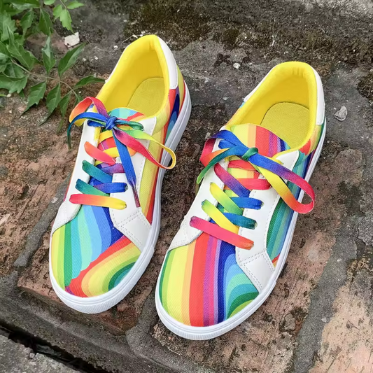 Luna | Lässige bedruckte Turnschuhe