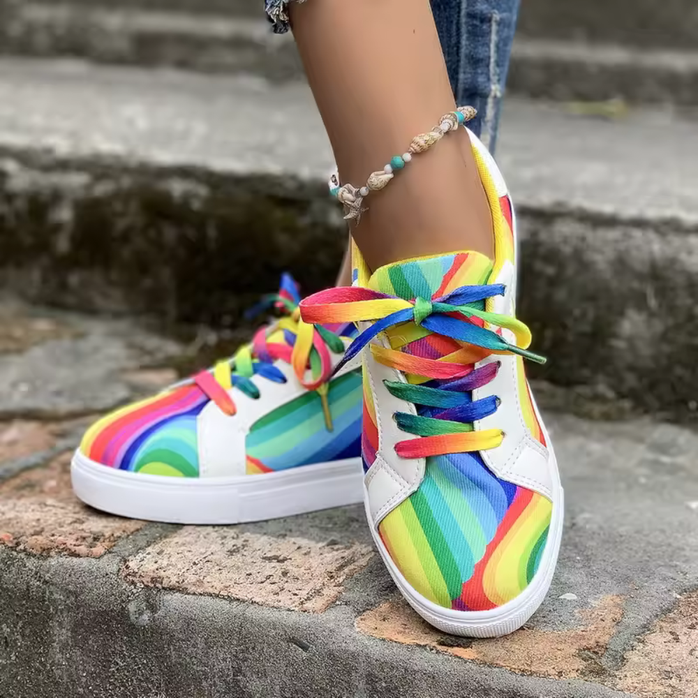Luna | Lässige bedruckte Turnschuhe