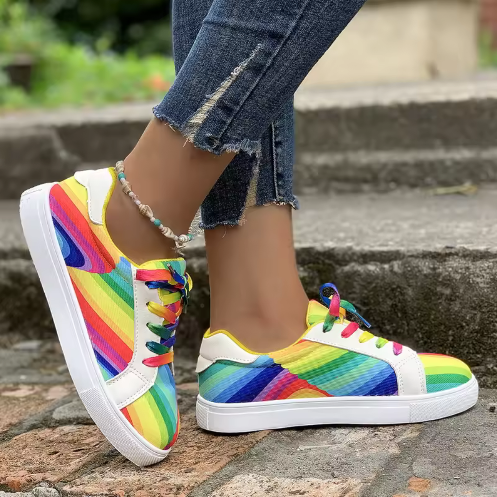 Luna | Lässige bedruckte Turnschuhe