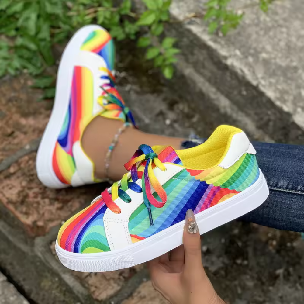 Luna | Lässige bedruckte Turnschuhe
