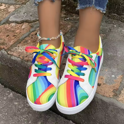 Luna | Lässige bedruckte Turnschuhe