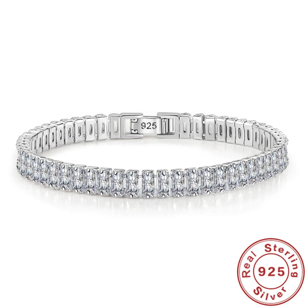 Kristallarmband aus 925 Sterling Silber