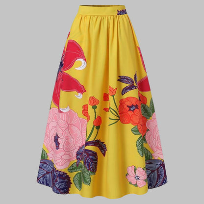 Mia | Maxirock mit Blumenmuster