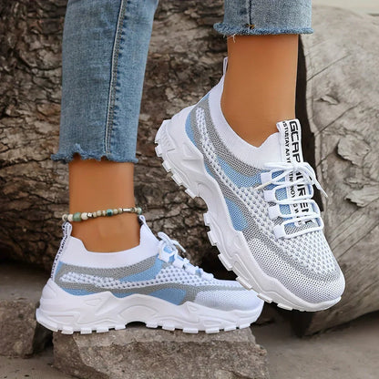 Neue Sommer Frauen Atmungsaktive Mesh-Oberfläche Schuhe
