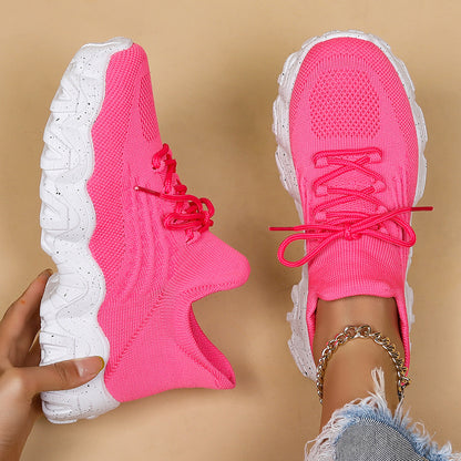 Atmungsaktive Damen-Sneakers aus Stoff