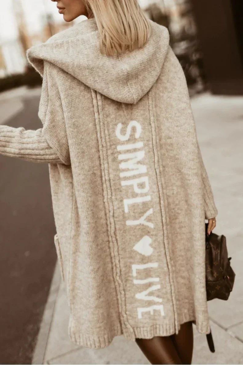 Celeste - Modische und elegante Winterstrickjacke für Damen