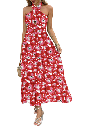 Marielle - Midikleid mit gekreuztem Ausschnitt