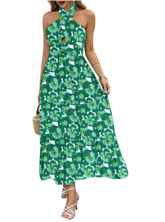 Marielle - Midikleid mit gekreuztem Ausschnitt