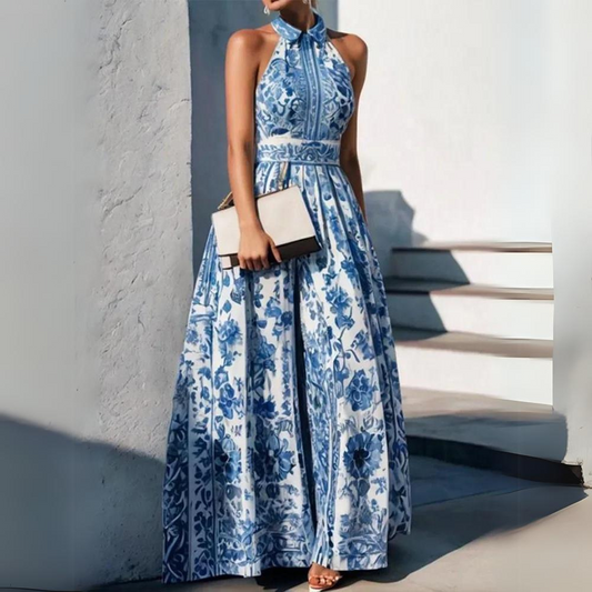 Marta - Elegantes geblümtes Kleid