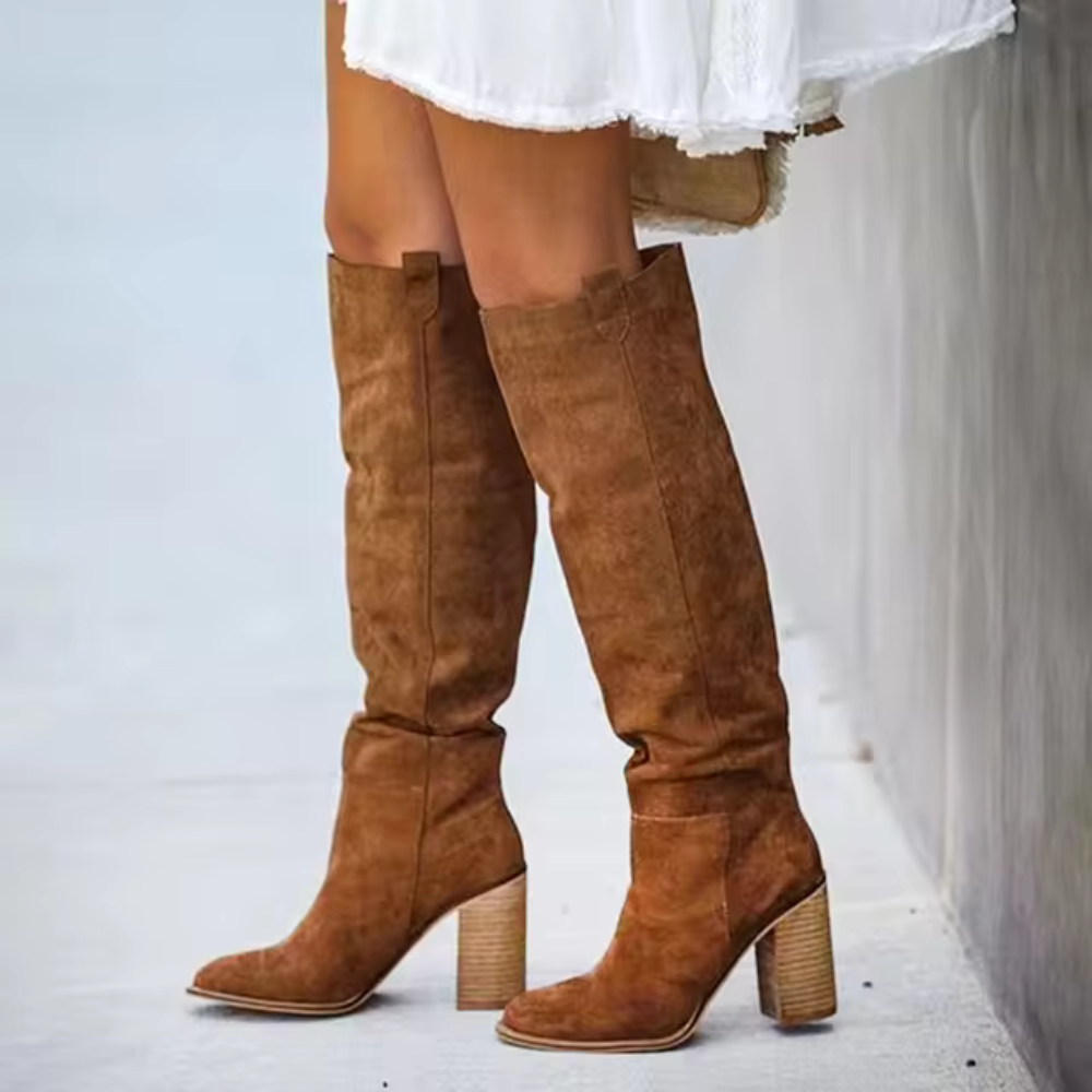 Mateja - Elegante kniehohe Stiefel