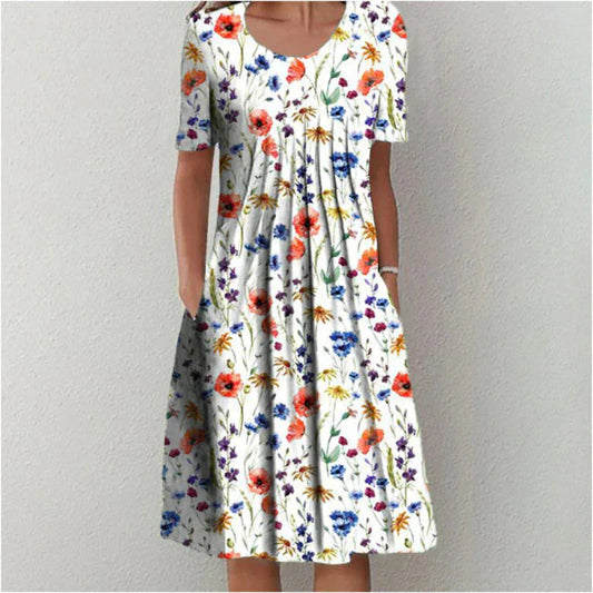 Maura - Elegantes Baumwollkleid