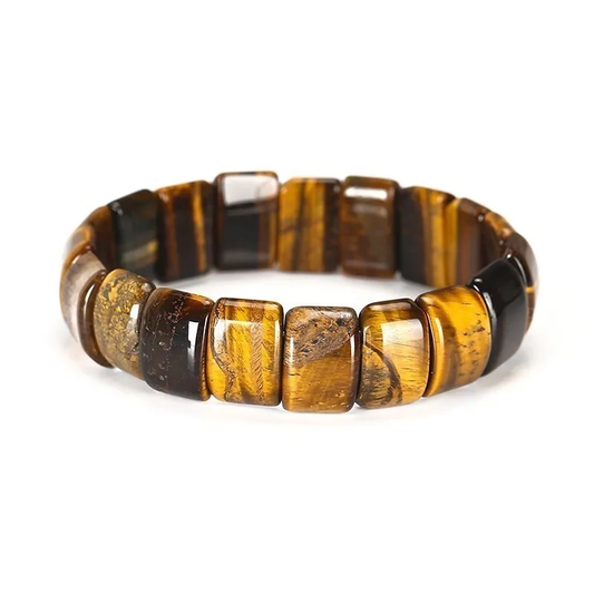 Dreifarbiges Tigerauge-Armband | Stärke und Schönheit