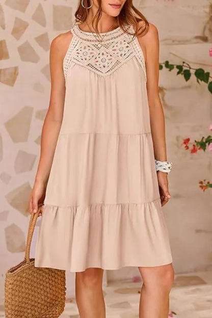 Meliora | Sommer Neckholder-Kleid in A-Linie