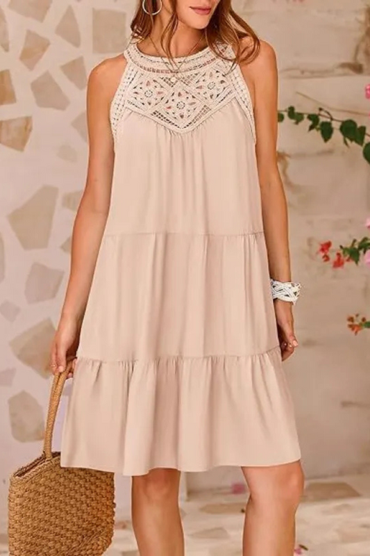 Meliora | Sommer Neckholder-Kleid in A-Linie