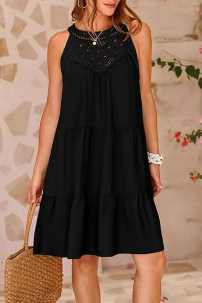 Meliora | Sommer Neckholder-Kleid in A-Linie
