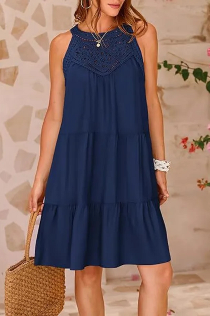 Meliora | Sommer Neckholder-Kleid in A-Linie