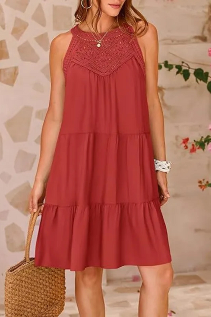 Meliora | Sommer Neckholder-Kleid in A-Linie