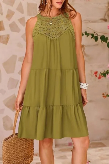 Meliora | Sommer Neckholder-Kleid in A-Linie