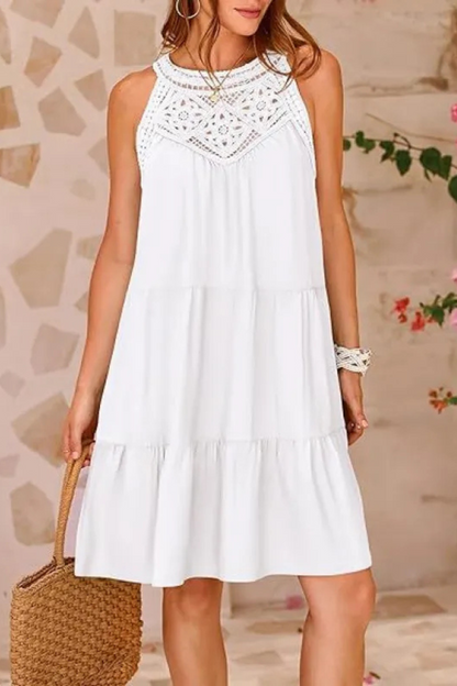 Meliora | Sommer Neckholder-Kleid in A-Linie